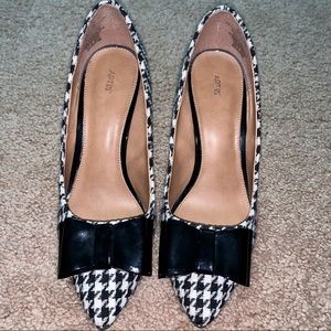 Gingham houndstooth Heel